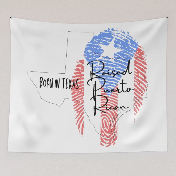 Item preview, Born In Texas, Raised Puerto Rican designed and sold by CBNetwork.