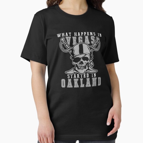 Artikel-Vorschau von What Happens In Vegas Started In Oakland Football Raider T-Shirt, designt und verkauft von Lukifo-Accel.