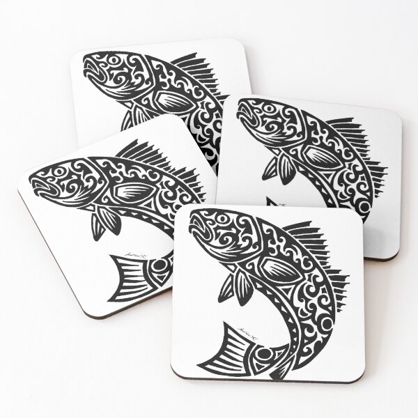 Item preview, Red Fish Tribal Design  designed and sold by KitayamaDesigns.