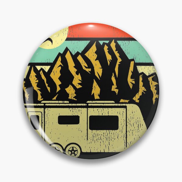 Item preview, Retro Vintage Mountains RV Camping I Hate Pulling Out T-Shirt designed and sold by Lukifo-Accel.