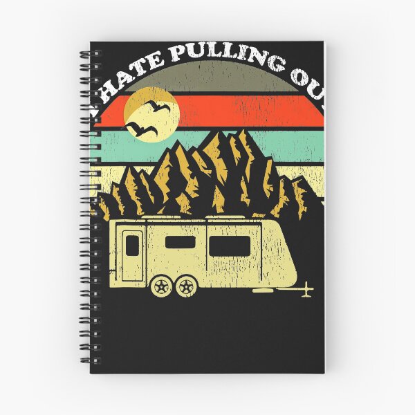 Item preview, Retro Vintage Mountains RV Camping I Hate Pulling Out T-Shirt designed and sold by Lukifo-Accel.