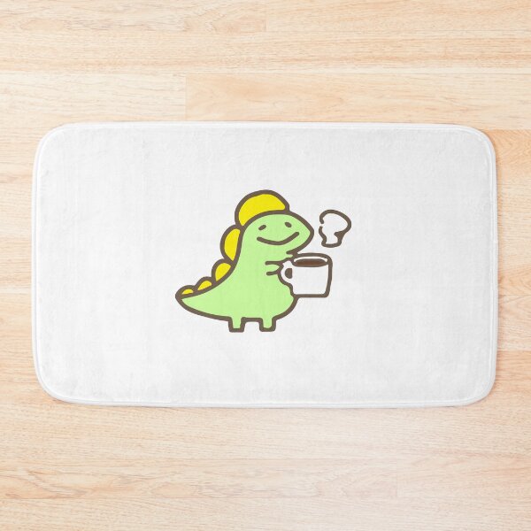 Item preview, Dinosaur with a cup of coffee designed and sold by Ingenio-DG.