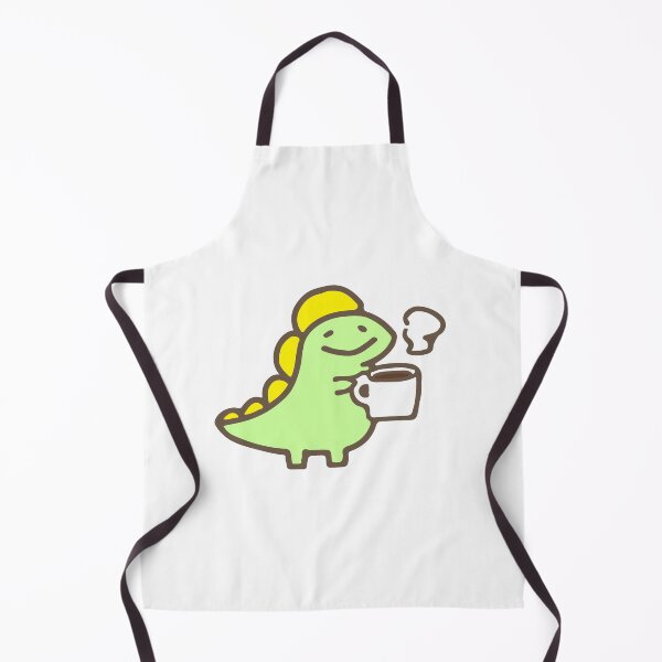 Item preview, Dinosaur with a cup of coffee designed and sold by Ingenio-DG.