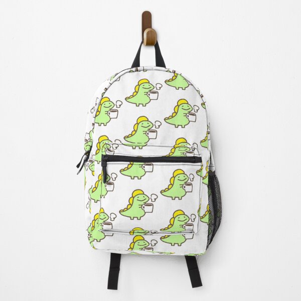 Item preview, Dinosaur with a cup of coffee designed and sold by Ingenio-DG.
