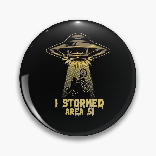 Item preview, Storm In Area 51 Bicycle Alien Abduction UFO Lover Martian Lover Gift designed and sold by Easyas.