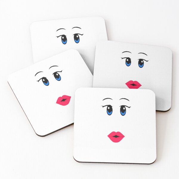 Roblox Face Coasters Redbubble - blue galaxy gaze roblox