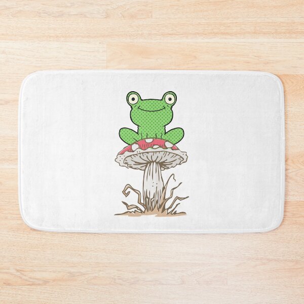 Item preview, Cute frog and mushroom designed and sold by vashumaso.