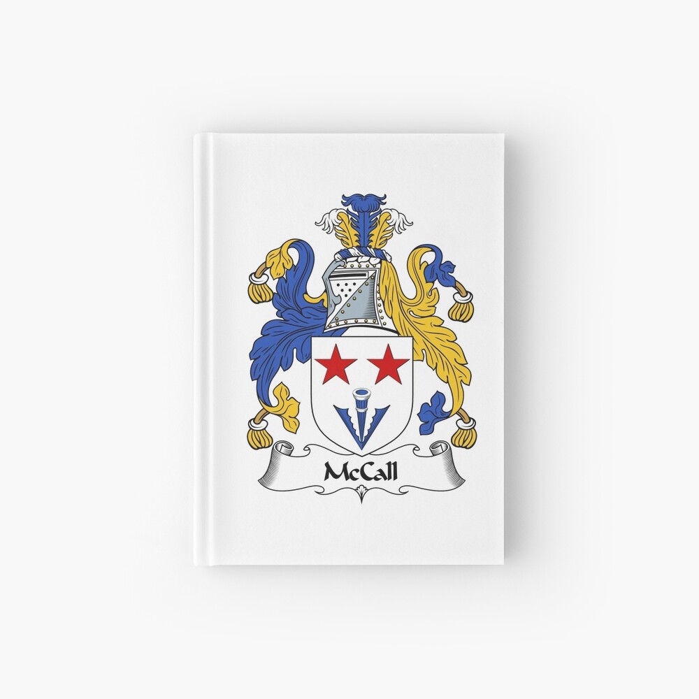 McCall Coat of Arms / McCall Family Crest Hardcover Journal