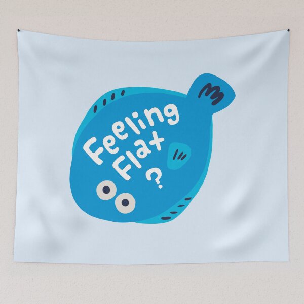 Item preview, Flat fish designed and sold by littleredcheeks.