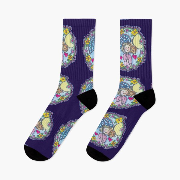 Item preview, Happy girl in the rain designed and sold by Janet Herbert.