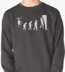 Funny Rock Climbing Evolution T Shirt Pullover