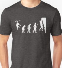 Funny Rock Climbing Evolution T Shirt Unisex T-Shirt