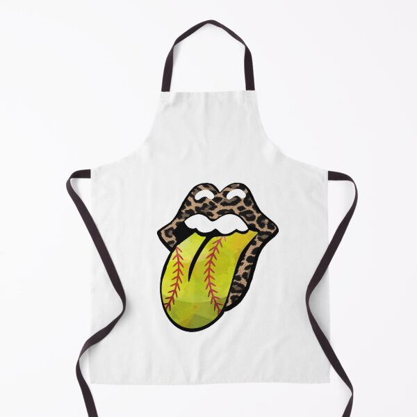 Item preview, Softball Baseball Leopard Mouth Lips designed and sold by speakupandshine.