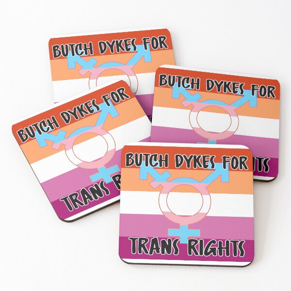 Item preview, butch dykes for trans rights designed and sold by annieloveg.