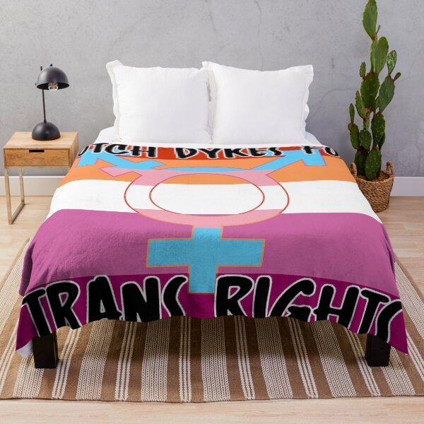 Item preview, butch dykes for trans rights designed and sold by annieloveg.