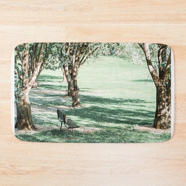 Item preview, Park Bench in Spring-Minnesota Landscape and Nature Photography designed and sold by anthonylonder.