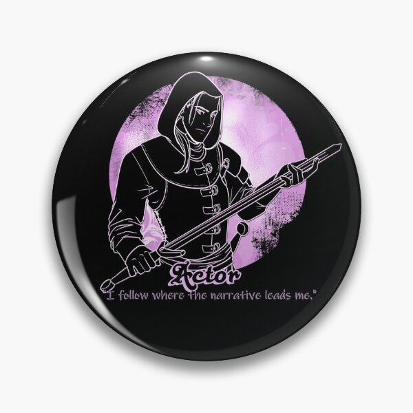 Artikelvorschau, LARP-Archetyp - Der Schauspieler - Gut auf dunklem Hintergrund entworfen und verkauft von SeattleLARP.
