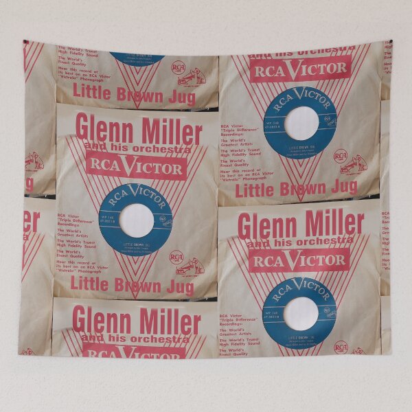 Item preview, Copy of 4 dog, multi dogs,   Star Dust,Title on sleeve, Trombone,  Big Band, Swing, 45, record, company sleeve, dog, jazz, WWII designed and sold by Vintaged.