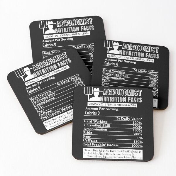 Item preview, Agronomist Nutritions Facts designed and sold by HumbleShirt.