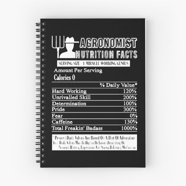 Item preview, Agronomist Nutritions Facts designed and sold by HumbleShirt.
