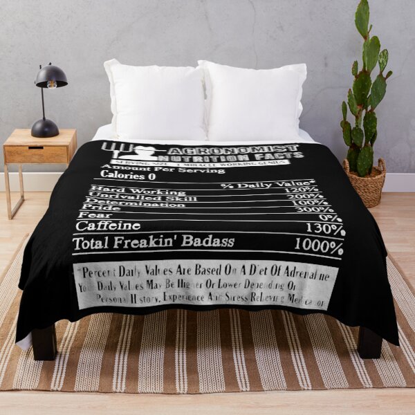 Item preview, Agronomist Nutritions Facts designed and sold by HumbleShirt.