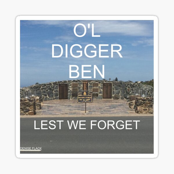 WE WILL REMEMBER THEM Sticker