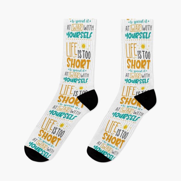 Item preview, Life Is Too Short To Spent It At War With Yourself  designed and sold by Phorase.
