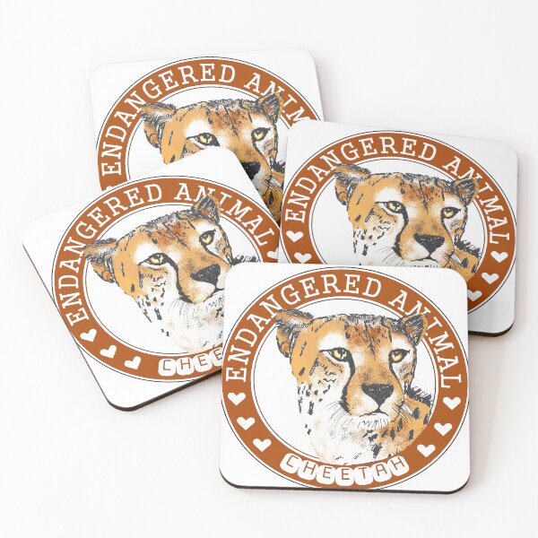 Item preview, African cheetah, endangered animal in the world designed and sold by JeffPark.