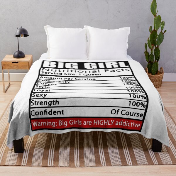 Item preview, Big girl nutritional facts designed and sold by HumbleShirt.