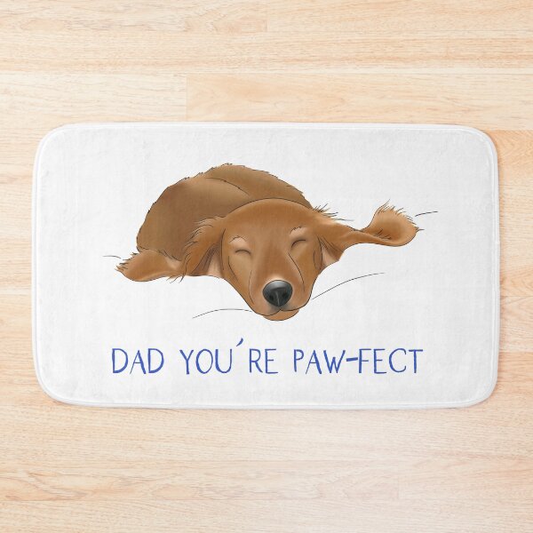 Item preview, Sleeping Puppy Father's Day, Dad You're Paw-fect designed and sold by ElysianCreation.