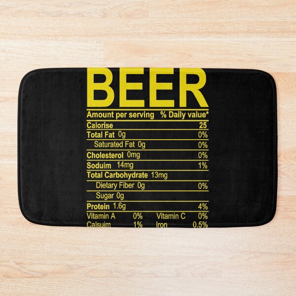 Item preview, Beer Nutritional Facts designed and sold by HumbleShirt.