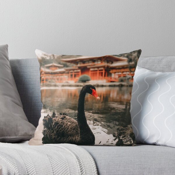 Item preview, Black Swan at Byodo-In Temple, Oahu, Hawaii designed and sold by Hawaii Dream Life.