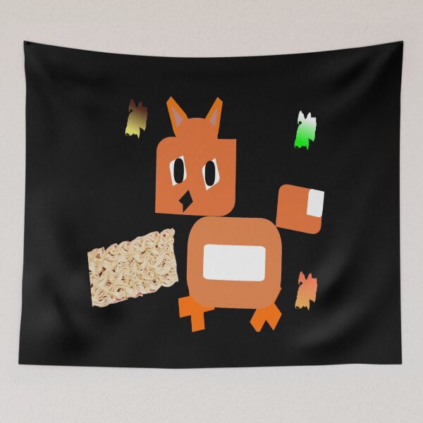 Item preview, CUTE FOX LEAVES RAMEN designed and sold by RetroPlaceee.