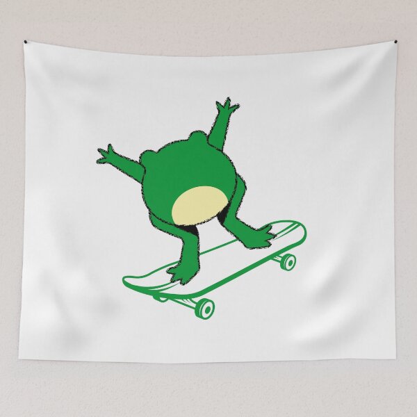 Item preview, Skateboarding frog designed and sold by vashumaso.