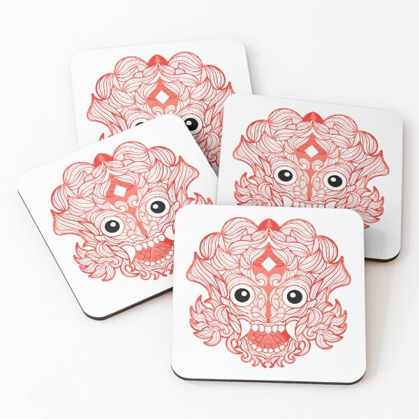Item preview, Red Epic Bali Barong designed and sold by Chubuter.