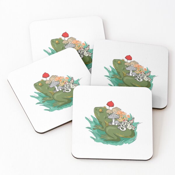 Item preview, Bullfrog and mushroom designed and sold by vashumaso.