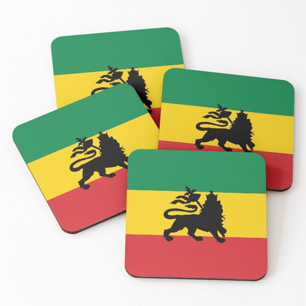 Item preview, Rastafarian Lion Of Judah Flag King Zion Jamaica designed and sold by RastaReggaeLove.