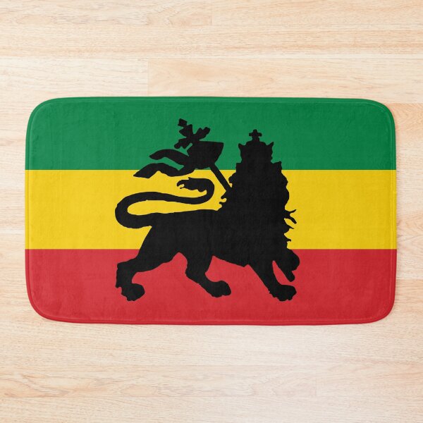 Item preview, Rastafarian Lion Of Judah Flag King Zion Jamaica designed and sold by RastaReggaeLove.