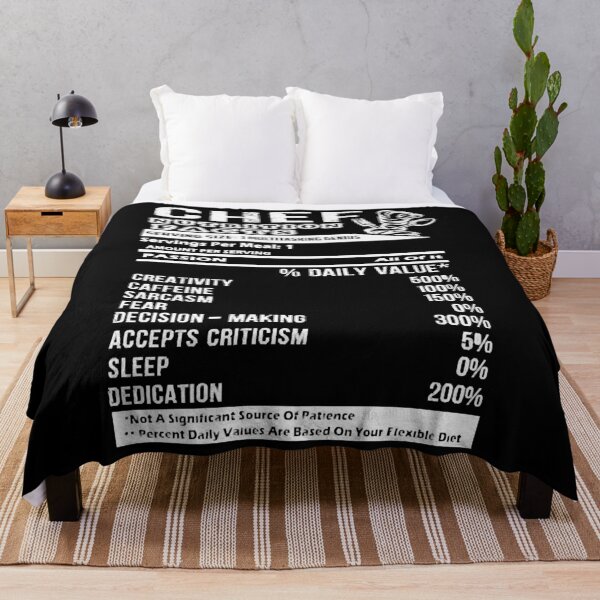 Item preview, Chef Nutritional Facts designed and sold by HumbleShirt.