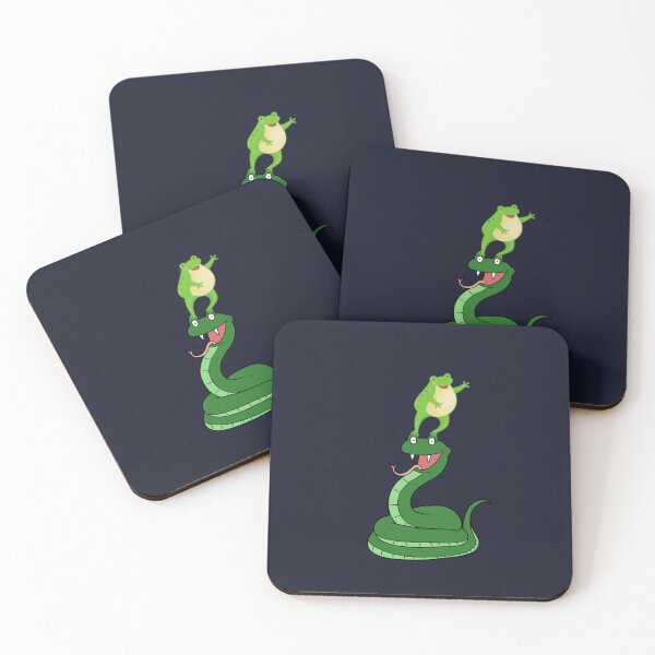 Item preview, Frog on top of snake designed and sold by vashumaso.