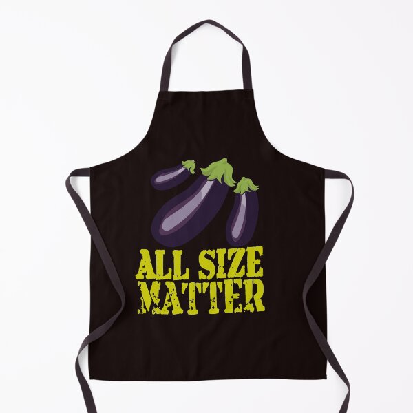 Item preview, All size matter funny vegetable vegan gardening art designed and sold by Imaginarium Studio.