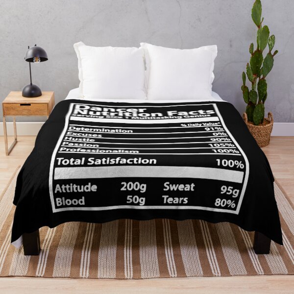 Item preview, Dancer Nutrition Facts designed and sold by HumbleShirt.