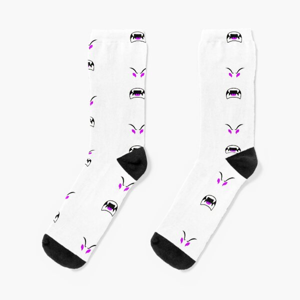 Roblox Face Socks Redbubble - how to get poisionus mode face on roblox