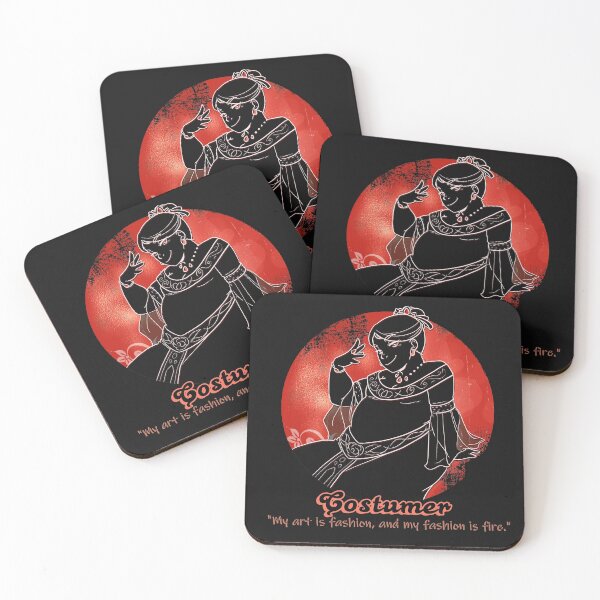 Item preview, LARP Archetype - The Costumer- Good on Dark Backgrounds designed and sold by SeattleLARP.