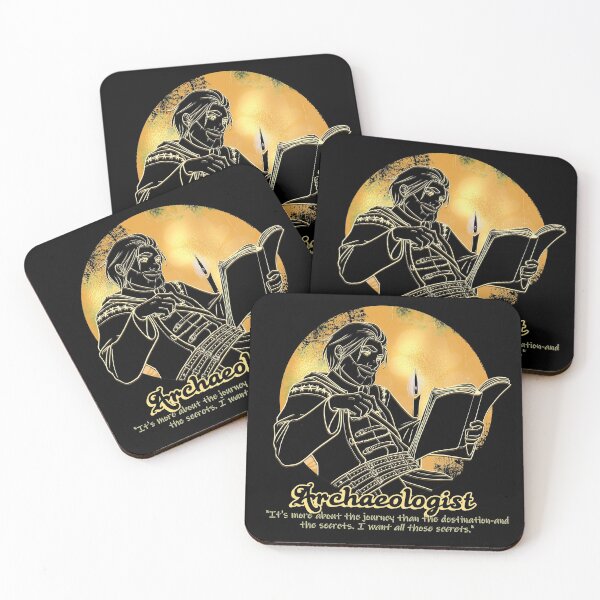 Item preview, LARP Archetype - The Archaeologist- Good on Dark Backgrounds designed and sold by SeattleLARP.