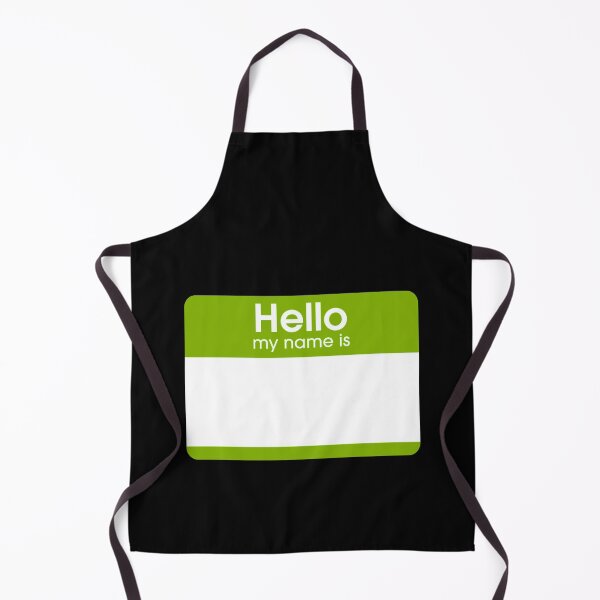 Item preview, Lime Green Blank Name Tag Hello My Name Is Label  designed and sold by everything4eva.
