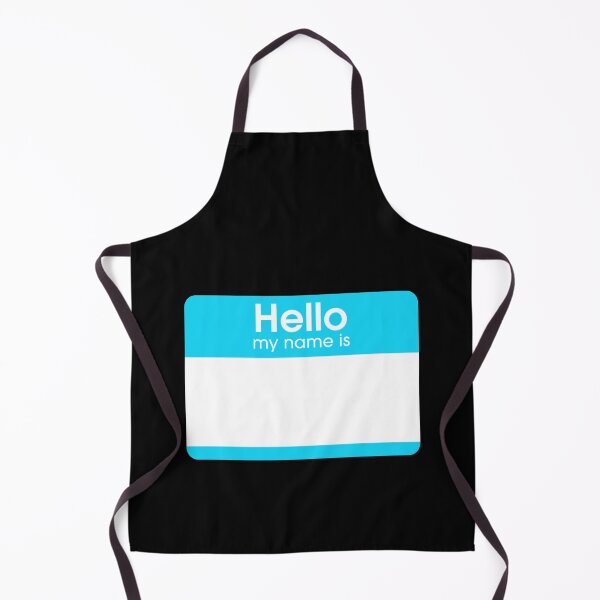 Item preview, Sky Blue Blank Name Tag Hello My Name Is Label designed and sold by everything4eva.