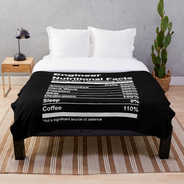 Artikelvorschau, Ernährungsfakten von Ingenieur entworfen und verkauft von HumbleShirt.