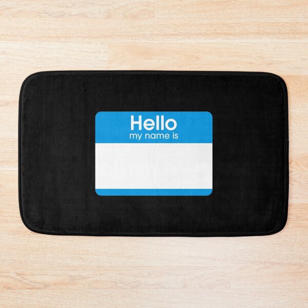Item preview, Blue Blank Name Tag Hello My Name Is Label  designed and sold by everything4eva.