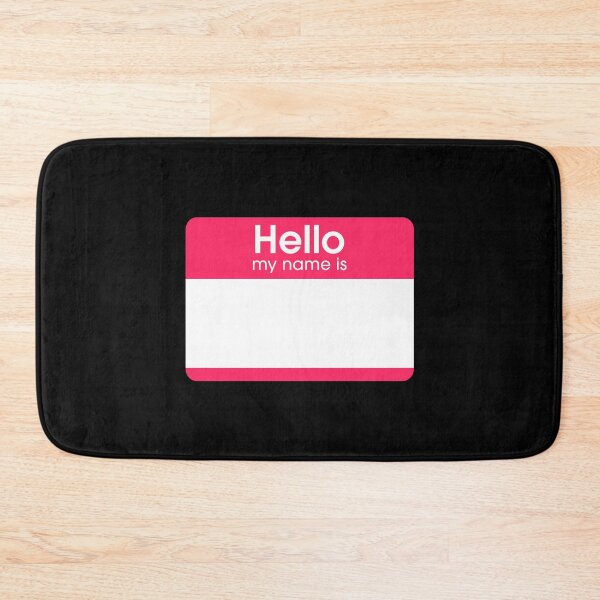 Item preview, Pink Blank Name Tag Hello My Name Is Label  designed and sold by everything4eva.